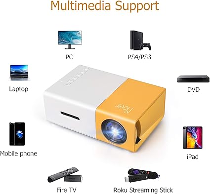 Mini Compact Projector  جهاز العرض الصغير المحمول