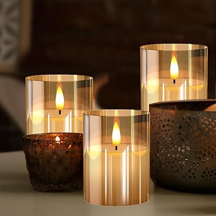 Candle Lights With Remote  شموع LED مع ريموت كنترول