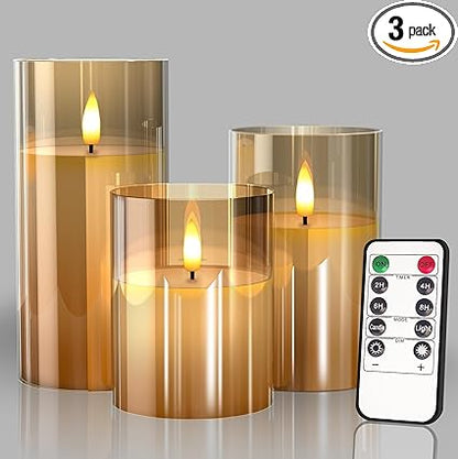 Candle Lights With Remote  شموع LED مع ريموت كنترول