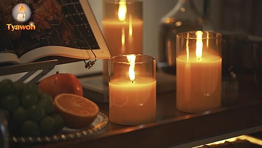 Candle Lights With Remote  شموع LED مع ريموت كنترول