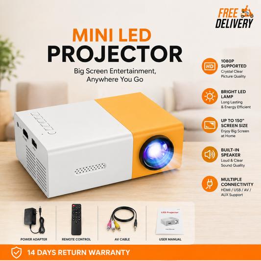 Darvya Mini Compact Projector | جهاز العرض الصغير المحمول