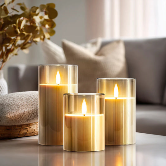 Darvya Candle Lights With Remote | شموع LED مع ريموت كنترول