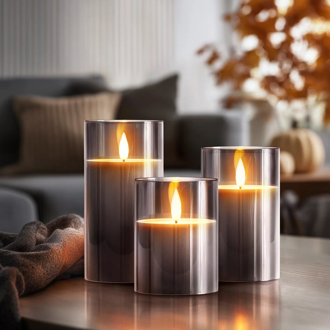 Darvya Candle Lights With Remote | شموع LED مع ريموت كنترول