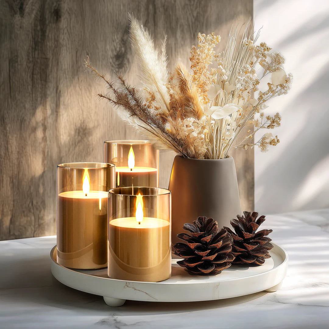 Darvya Candle Lights With Remote | شموع LED مع ريموت كنترول
