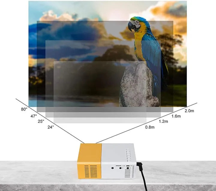 Darvya Mini Compact Projector | جهاز العرض الصغير المحمول