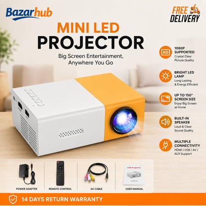 Darvya Mini Compact Projector | جهاز العرض الصغير المحمول